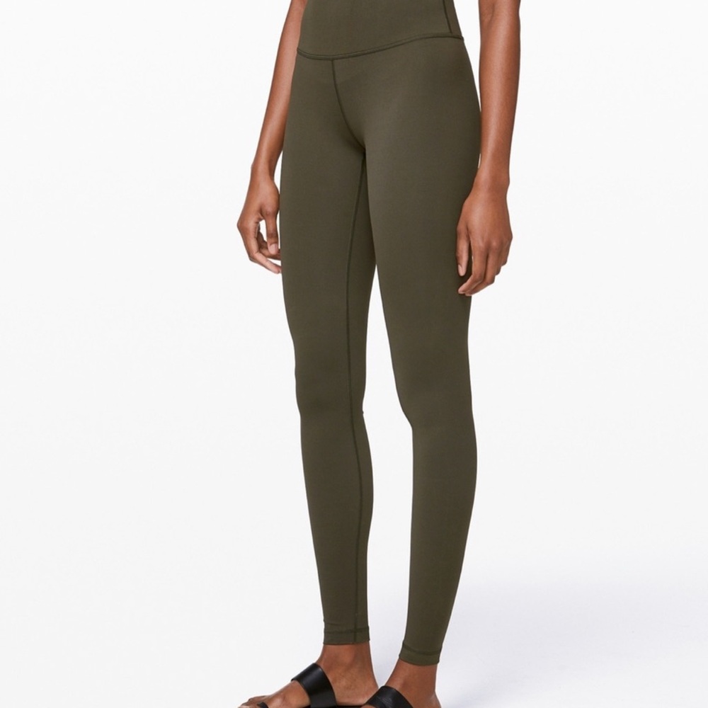 Lululemon Army Green Leggings